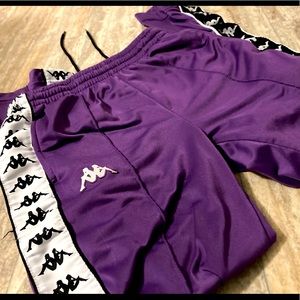 Kappa authentic vintage purple joggers S